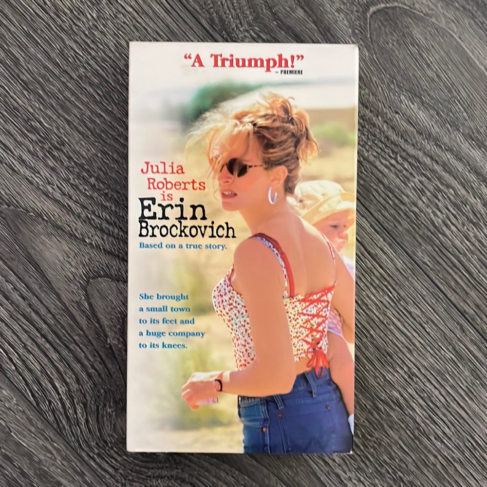 Erin Brockovich VHS movie